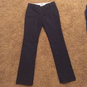 Banana Republic Navy Pinstripe Trousers